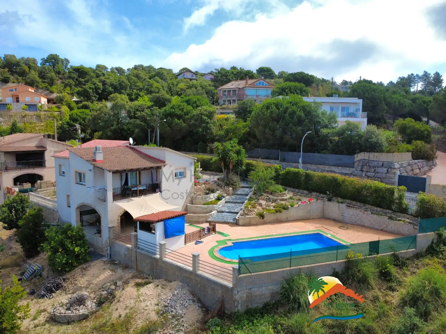 Vista exterior de Casa o xalet en venda en Vidreres amb Calefacció, Jardí privat i Terrassa