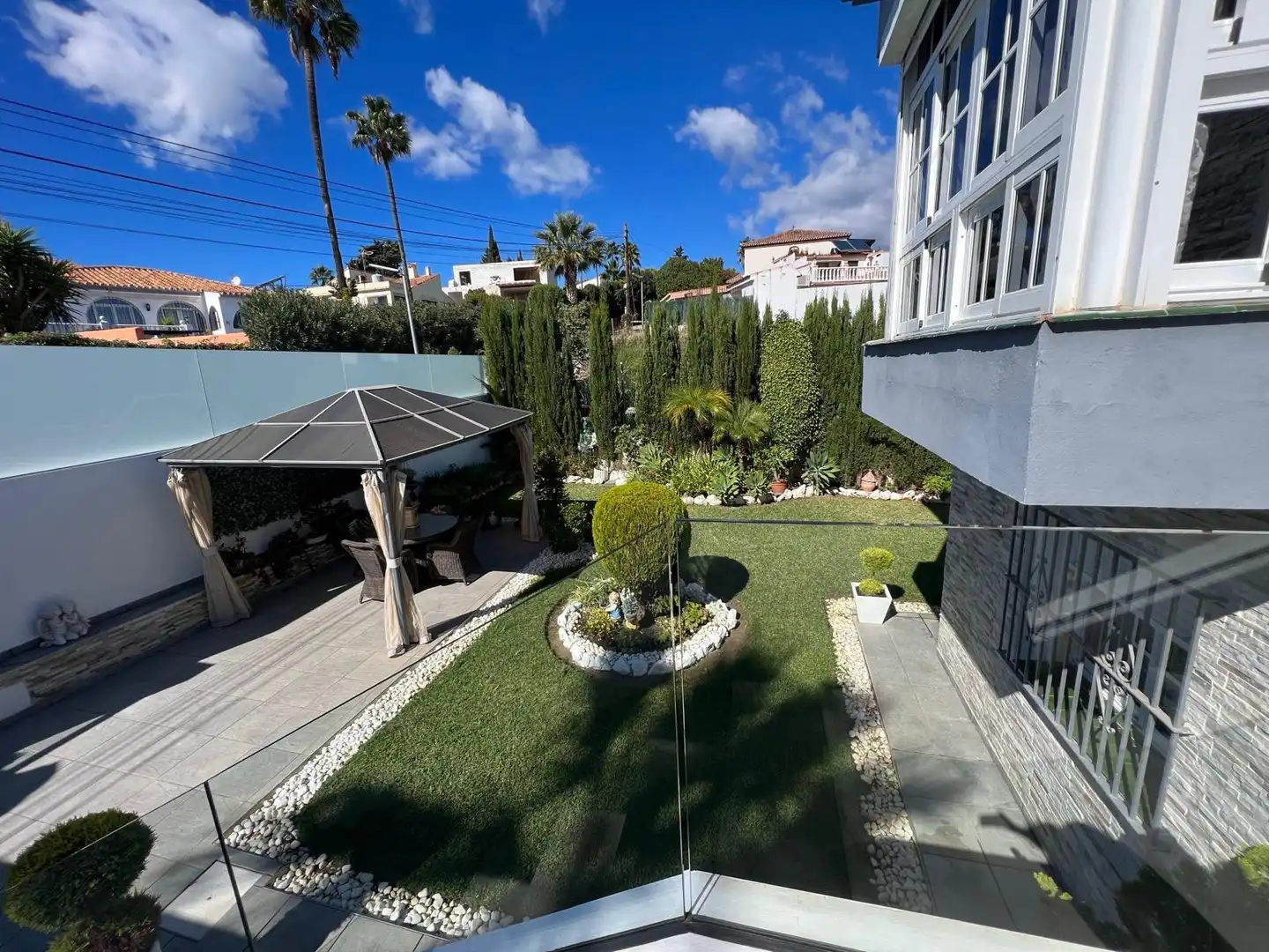 Terraza de Casa o chalet en venta en Estepona con Aire acondicionado, Jardín privado y Terraza