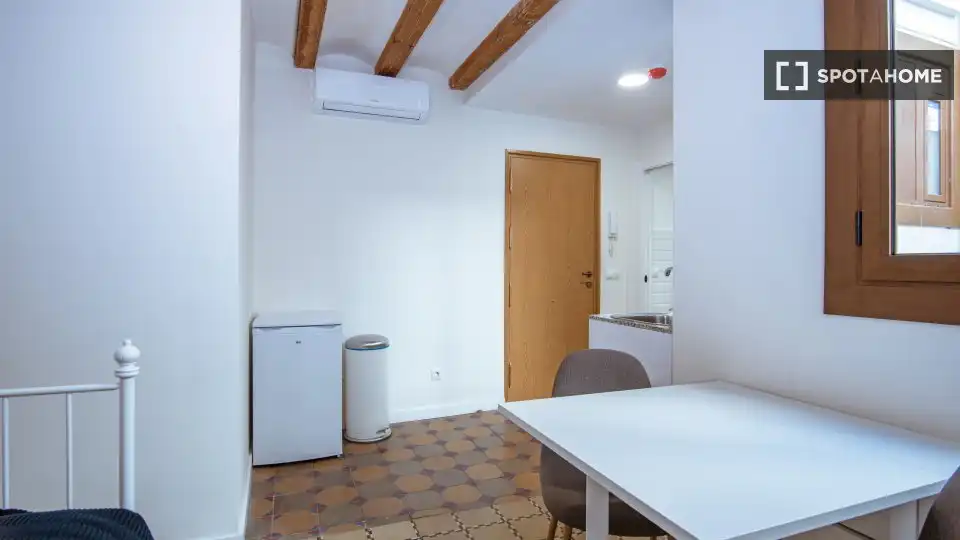 Habitación de Piso de alquiler en Barcelona con Aire acondicionado, Calefacción y Amueblado