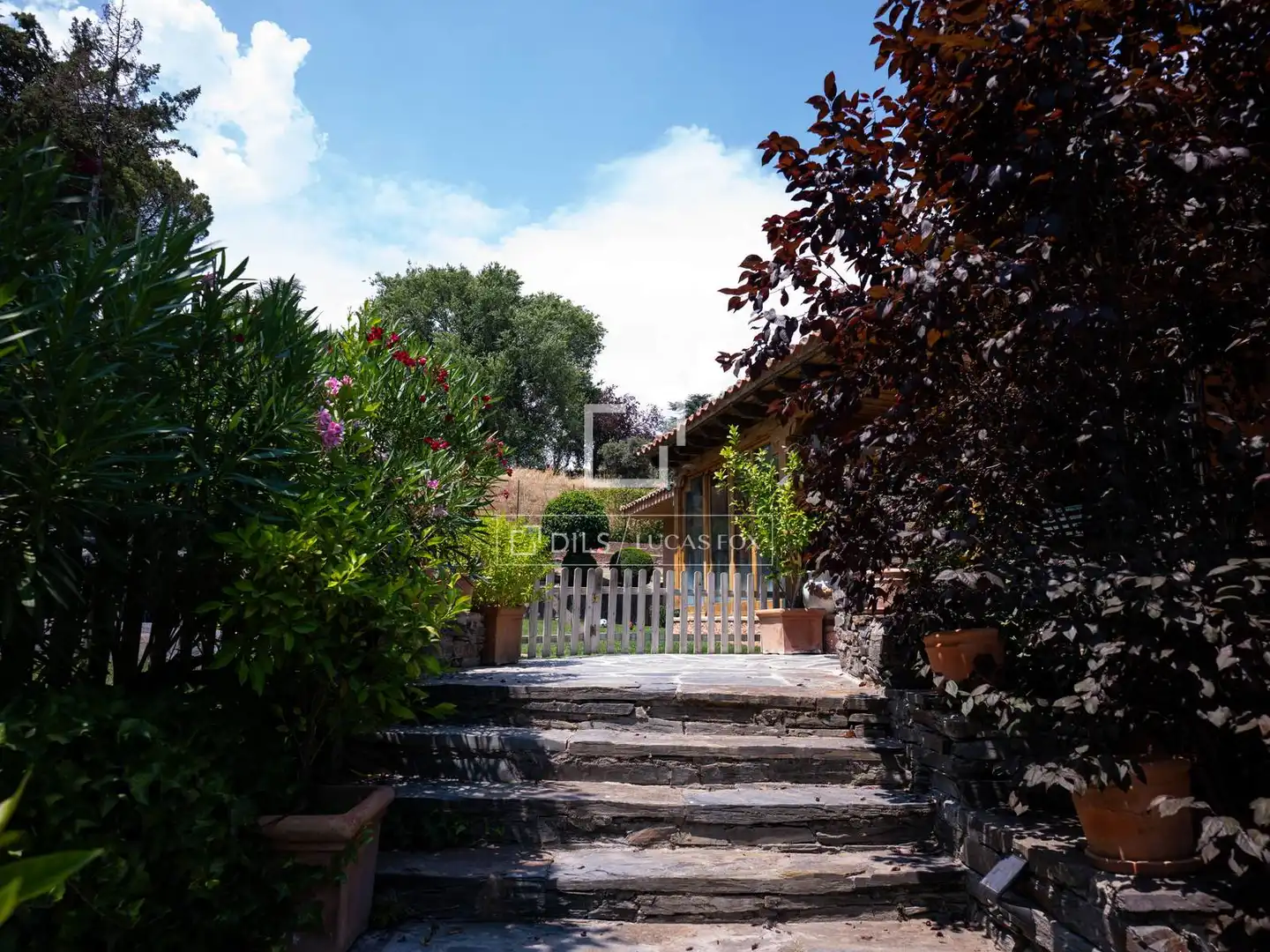 Garden of Houses for rent in Madrid  with Air Conditioner, Heating and Private garden