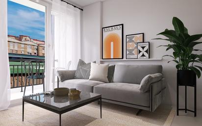 Sala d'estar de Pis en venda en Málaga Capital amb Aire condicionat i Terrassa