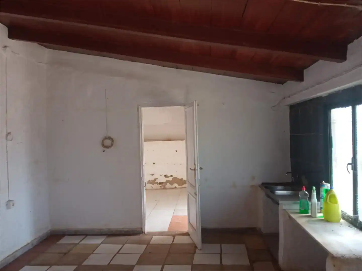 Cuina de Finca rústica en venda en Corteconcepción amb Jardí privat