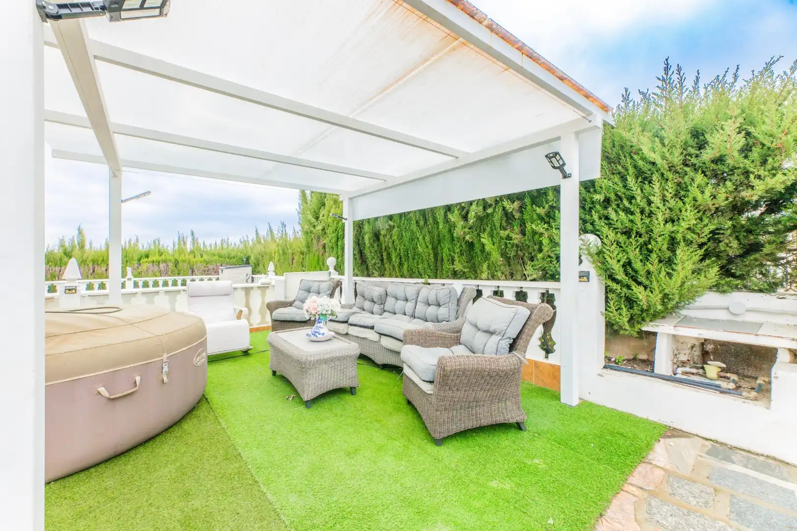 Terraza de Casa o chalet en venta en Turís con Aire acondicionado, Jardín privado y Terraza