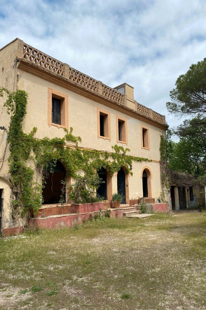 Exterior view of Country house for sale in Torrelavit  with Air Conditioner, Heating and Private garden