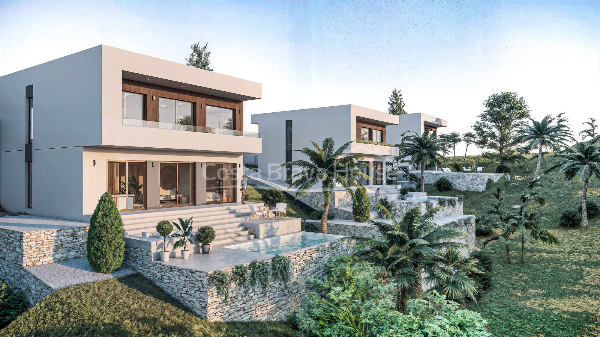 Vista exterior de Casa o xalet en venda en Llagostera amb Aire condicionat, Calefacció i Jardí privat