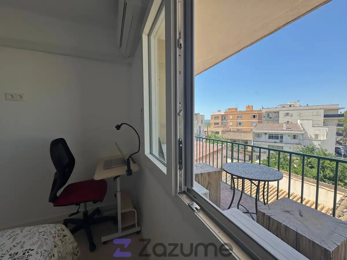 Terraza de Piso de alquiler en Lloseta con Aire acondicionado, Calefacción y Amueblado