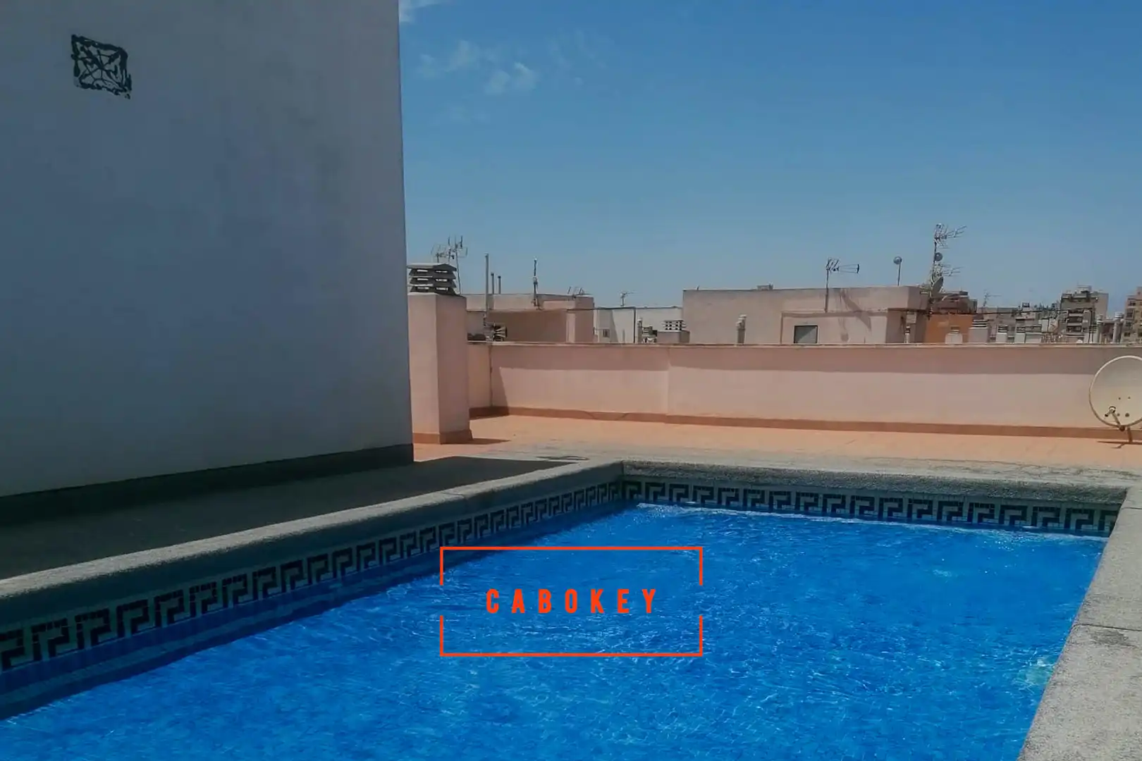 Swimming pool of Flat for sale in Roquetas de Mar  with Air Conditioner, Heating and Terrace