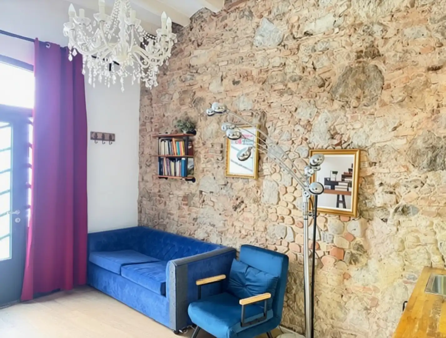 Sala de estar de Piso en venta en Barcelona con Aire acondicionado, Calefacción y Amueblado