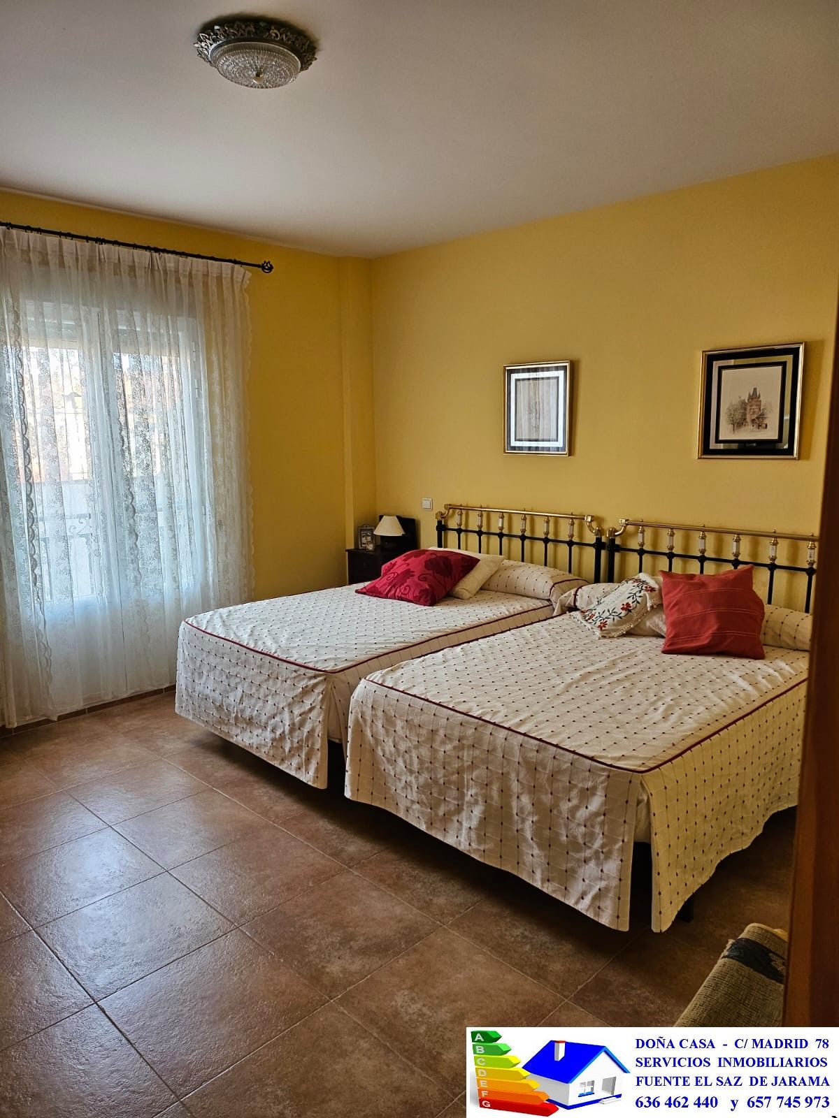 Bedroom of House or chalet for sale in Bohonal de Ibor  with Air Conditioner, Heating and Terrace