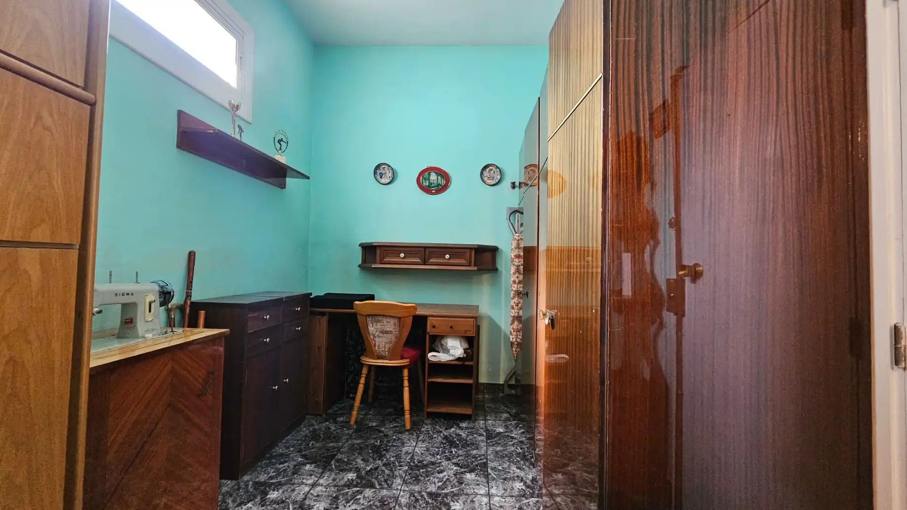 Cuina de Casa adosada en venda en Sabadell amb Aire condicionat, Calefacció i Terrassa