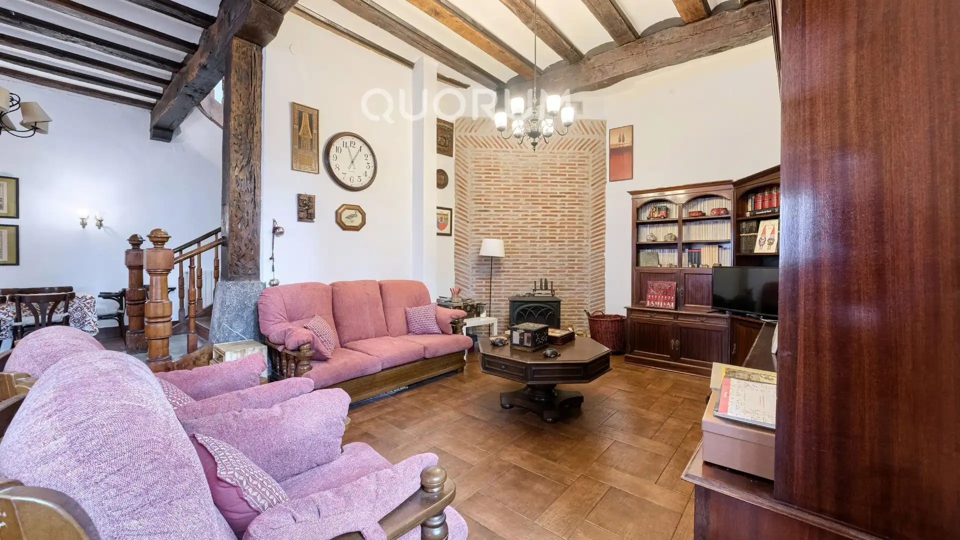 Sala d'estar de Casa adosada en venda en Arrankudiaga / Zollo amb Calefacció, Moblat i Balcó