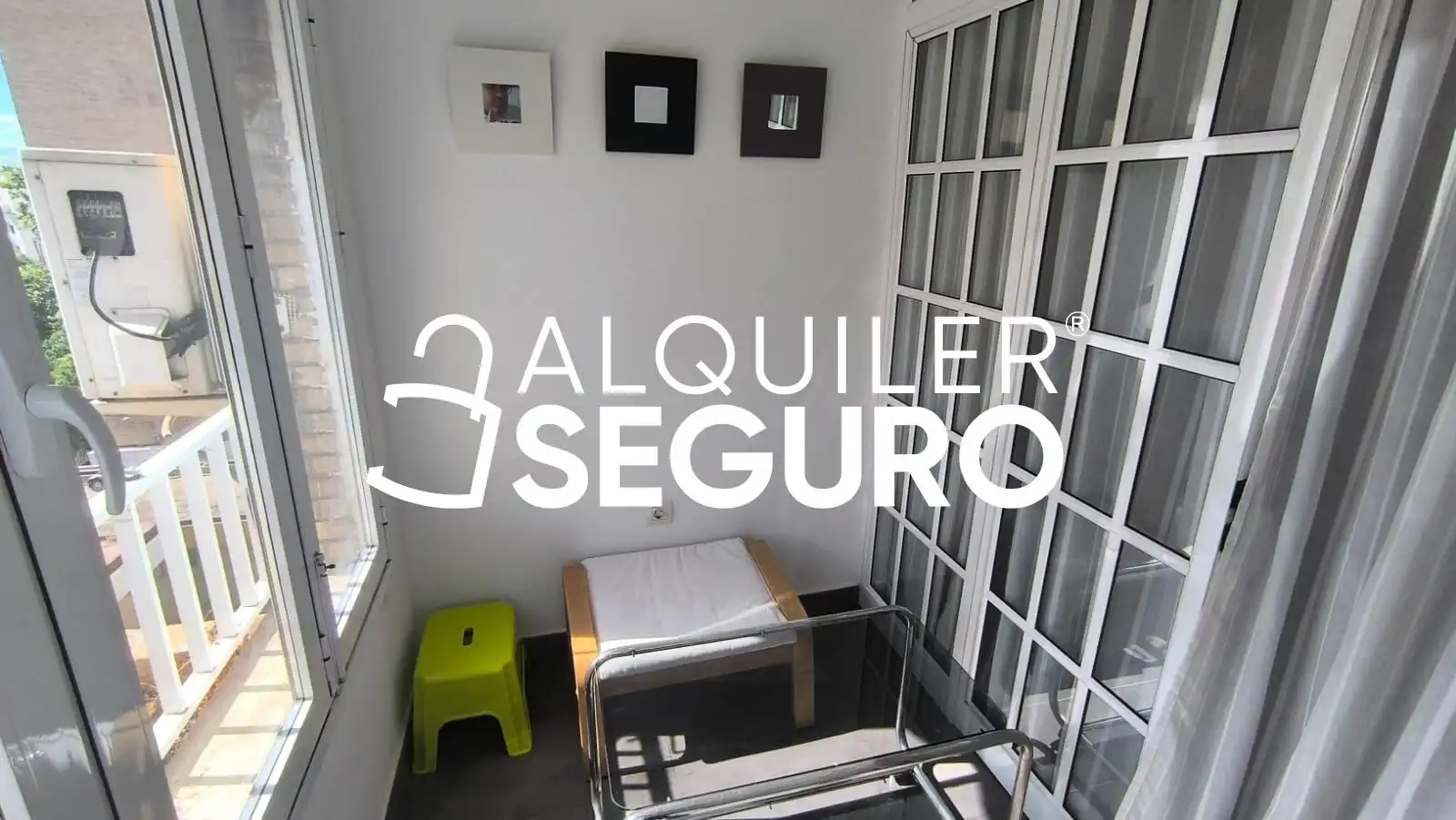 Terraza de Piso de alquiler en Sevilla con Terraza y Amueblado