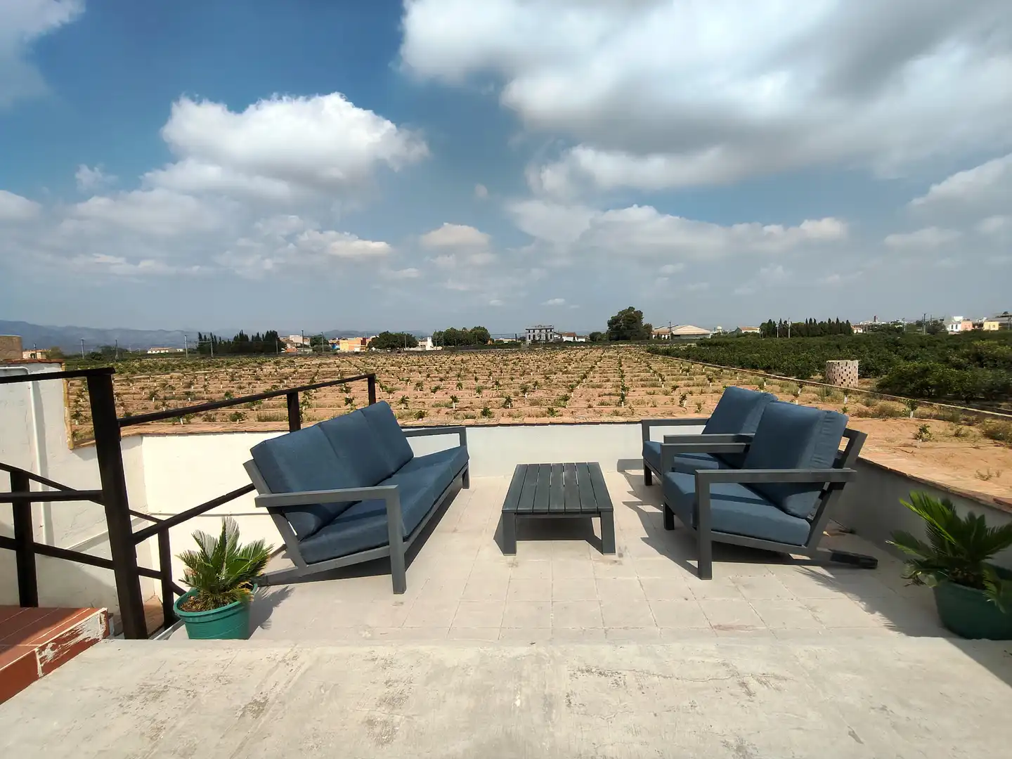 Terraza de Casa o chalet en venta en Burriana / Borriana con Jardín privado, Parquet y Terraza