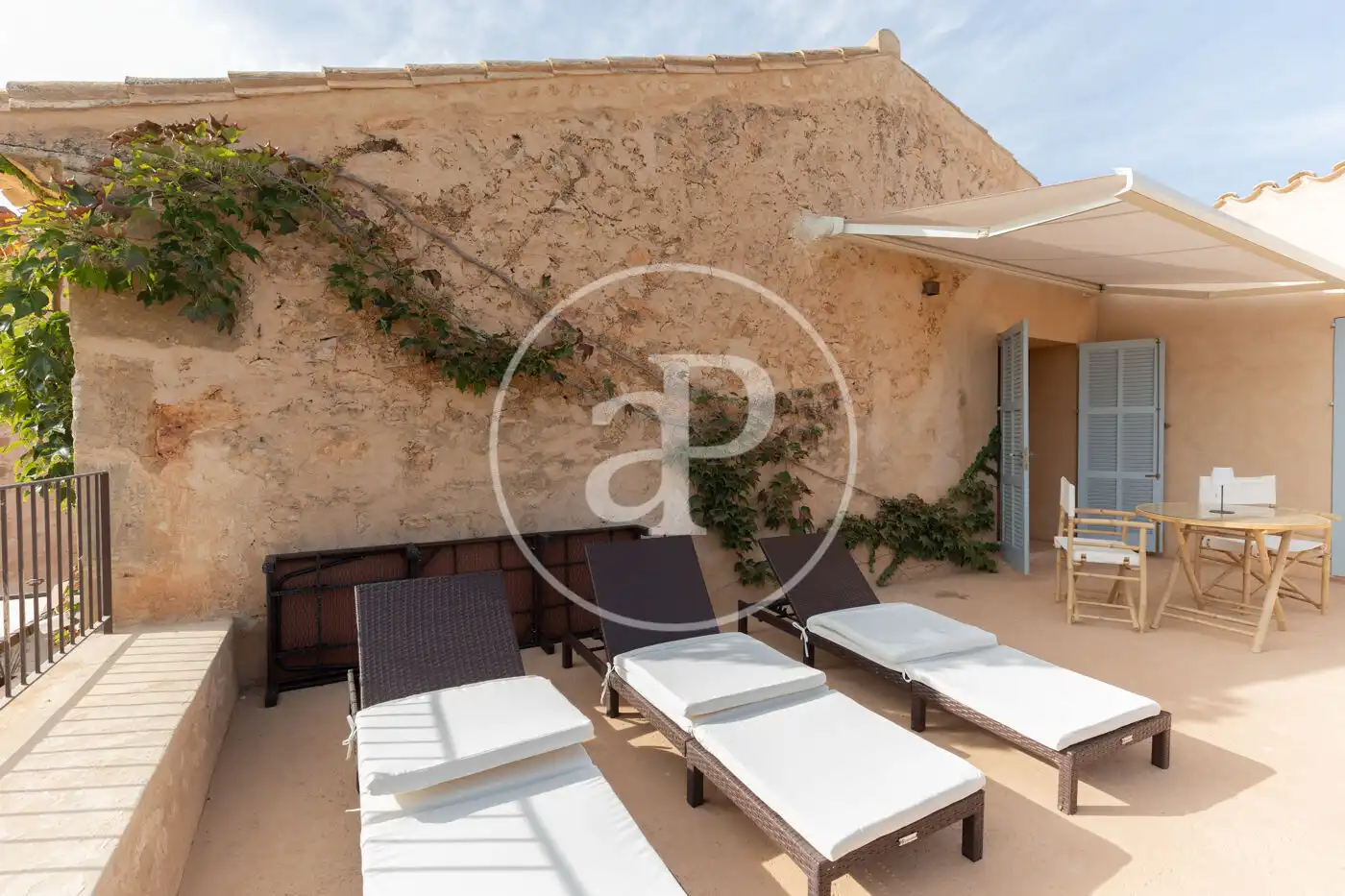 Terrace of Houses for rent in Llucmajor  with Air Conditioner, Heating and Private garden