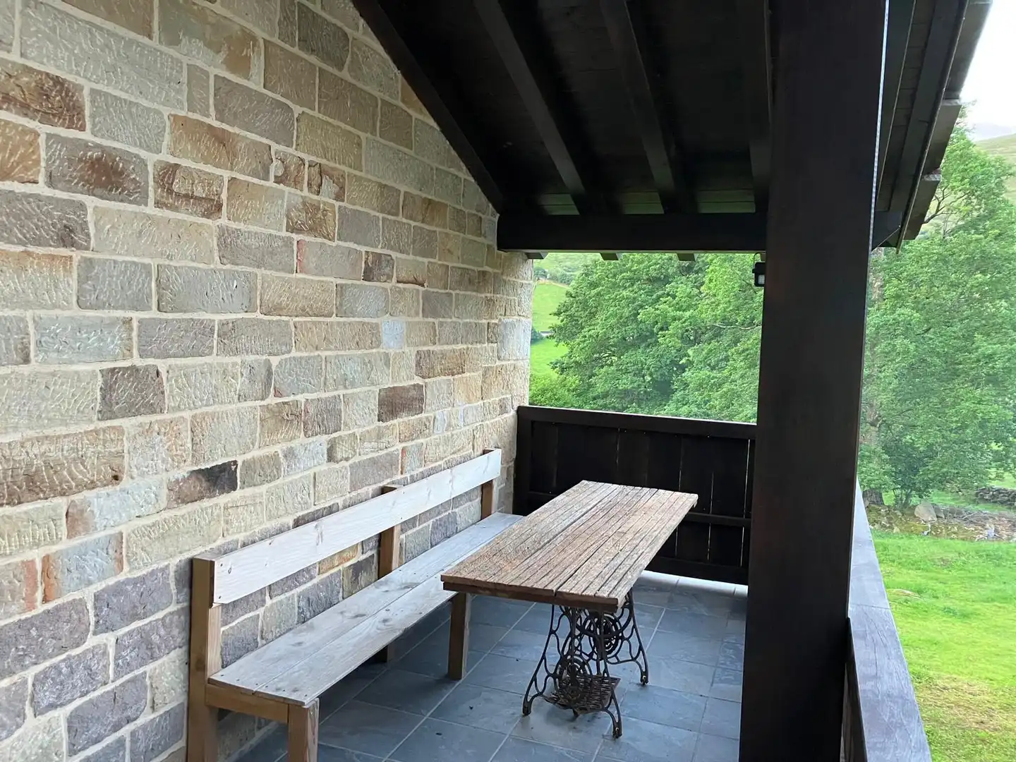Terraza de Finca rústica en venta en San Pedro del Romeral con Calefacción, Jardín privado y Terraza