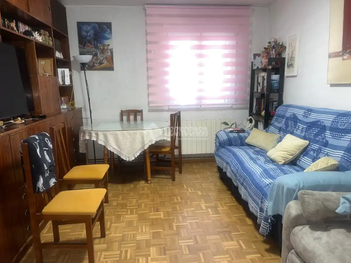 Sala d'estar de Pis en venda en Madrid amb Calefacció i Parquet