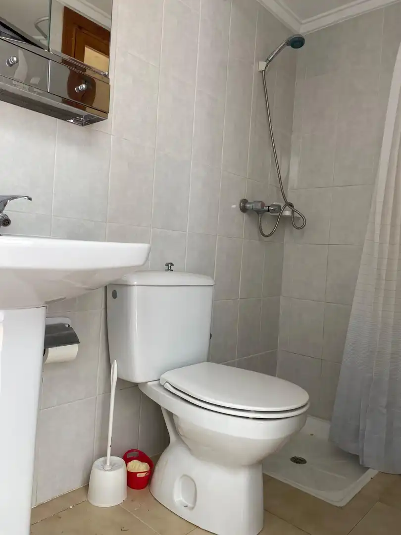 Badezimmer von Maisonette zur Miete in San Pedro del Pinatar mit Klimaanlage, Heizung und Privatgarten