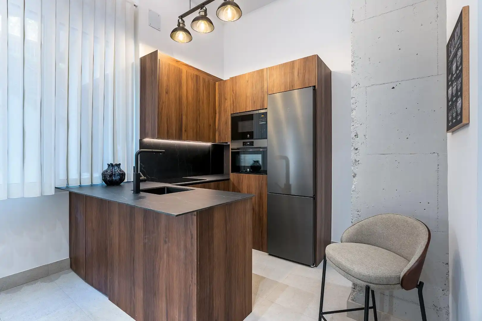 Kitchen of Ground floor for sale in Granada  with Air Conditioner, Private garden and Furnished