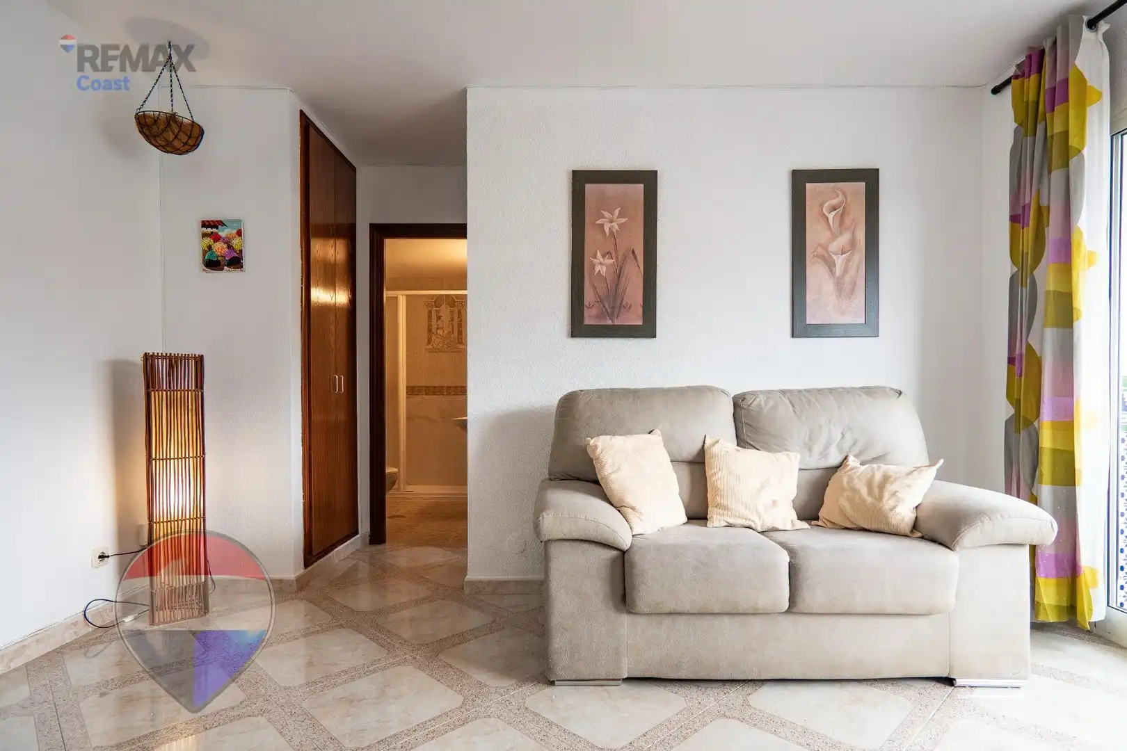 Sala de estar de Apartamento de alquiler en Rincón de la Victoria con Aire acondicionado, Calefacción y Amueblado