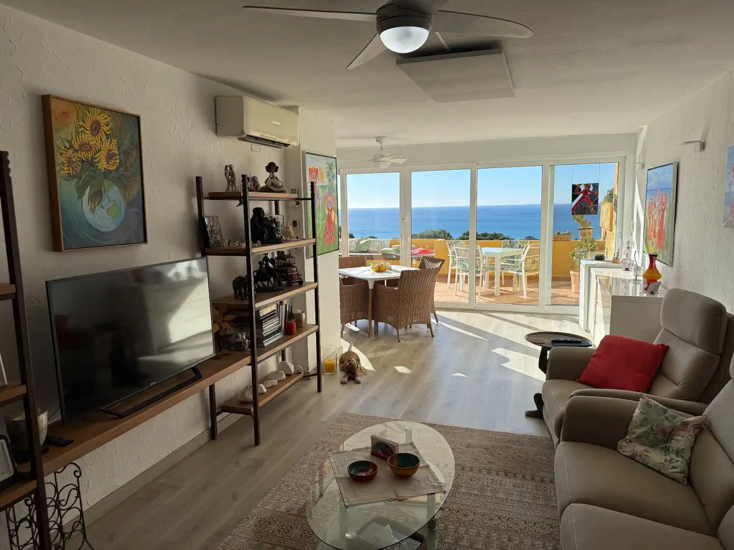Living room of Flat for sale in Altea  with Air Conditioner, Heating and Terrace