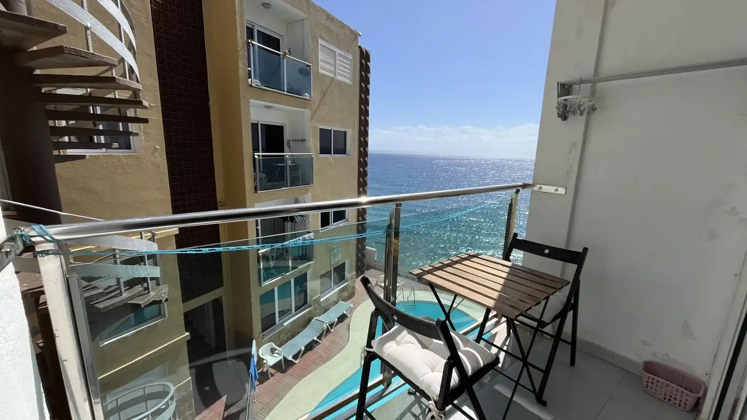 Terrassa de Apartament en venda en San Bartolomé de Tirajana amb Terrassa, Moblat i Piscina comunitària