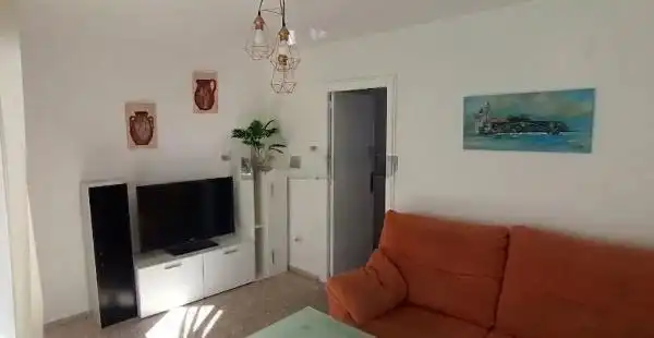 Sala de estar de Piso de alquiler en Sevilla con Aire acondicionado, Terraza y Amueblado