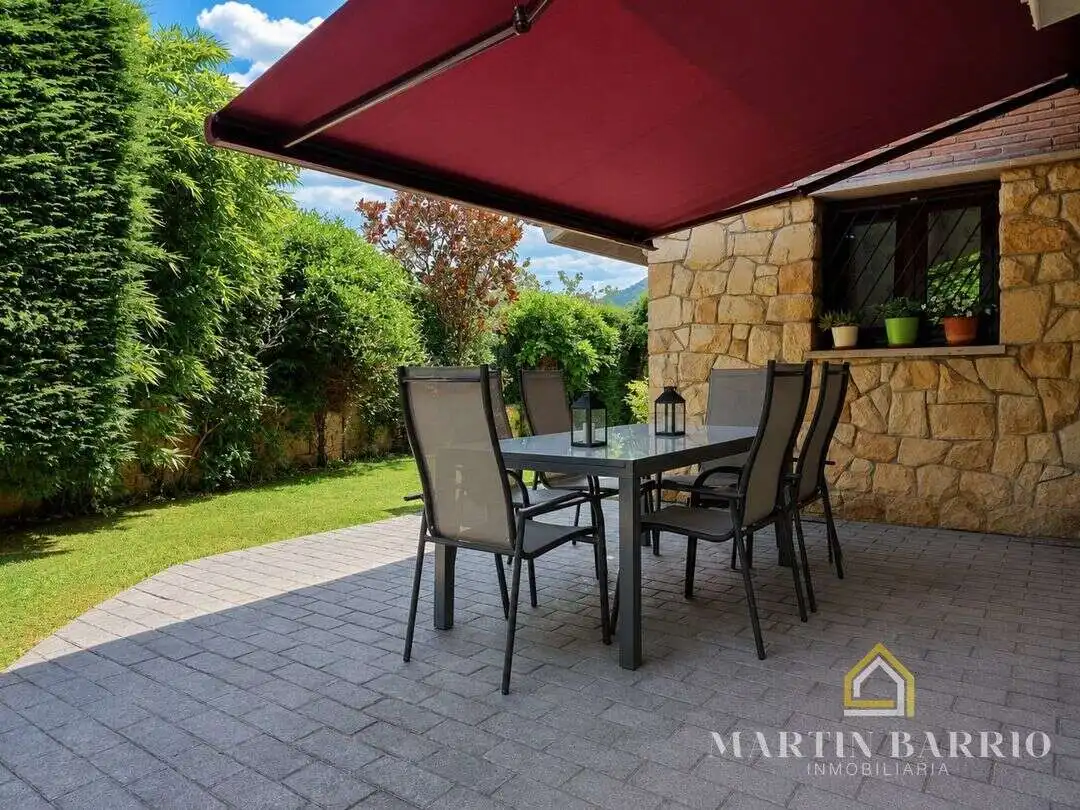 Terraza de Casa o chalet en venta en Muskiz con Aire acondicionado, Calefacción y Jardín privado
