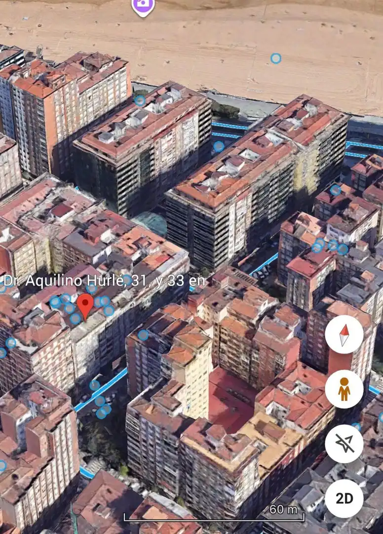Vista exterior de Garatge de lloguer en Gijón 