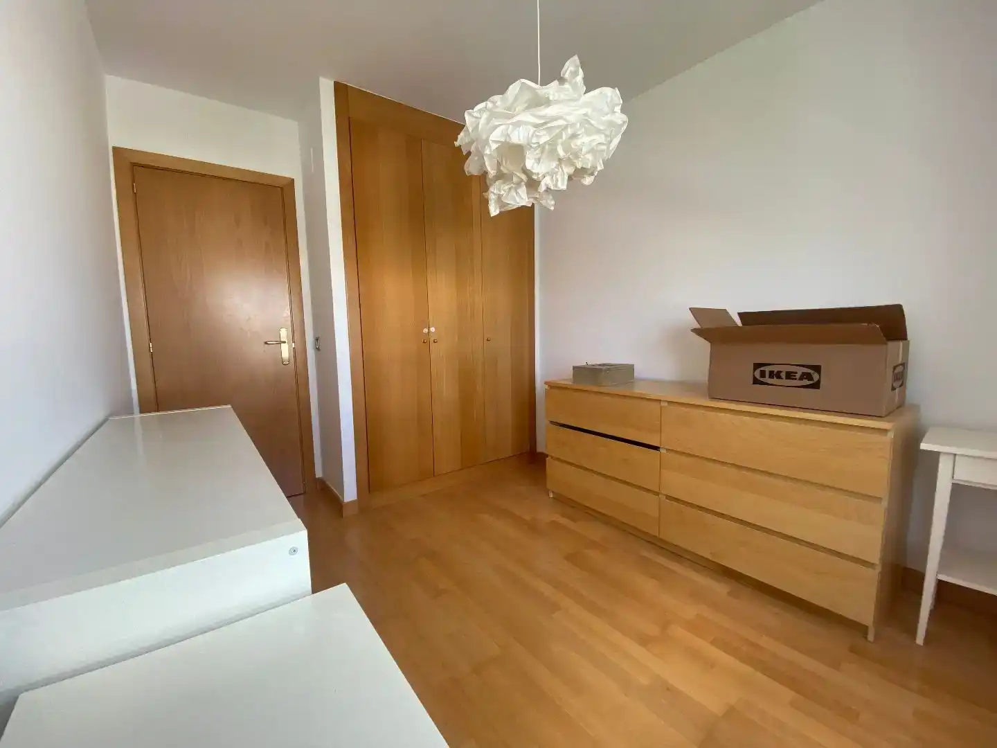 Schlafzimmer von Wohnung zur Miete in Las Rozas de Madrid mit Klimaanlage, Privatgarten und Parkett