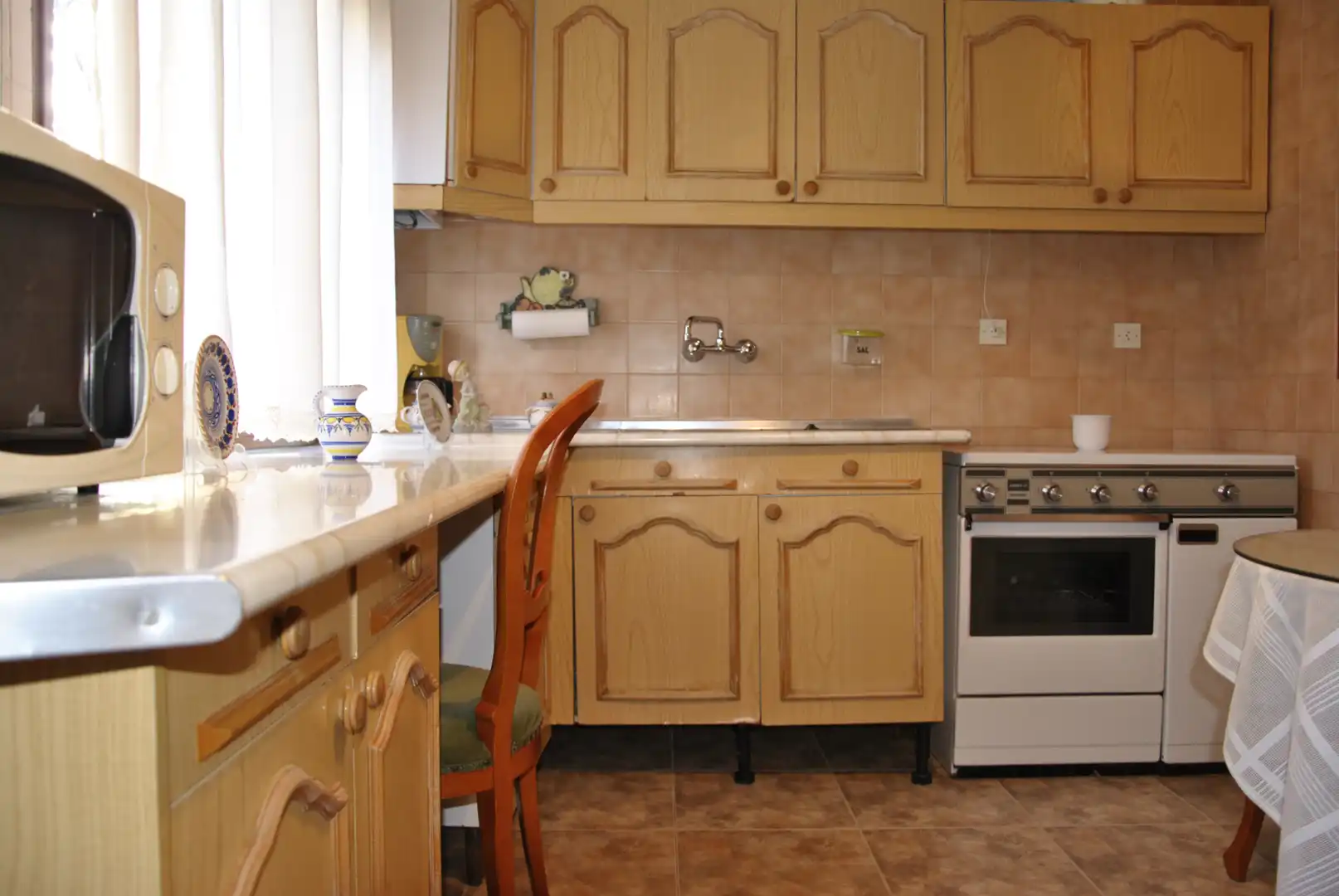 Cocina de Casa adosada en venta en Alagón del Río con Aire acondicionado, Calefacción y Jardín privado