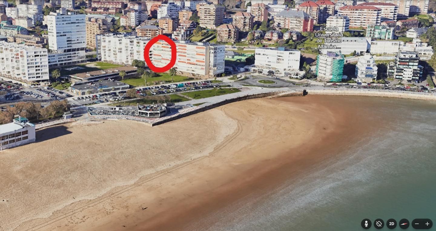 Bedroom of Flat for sale in Santander  with Heating and Terrace