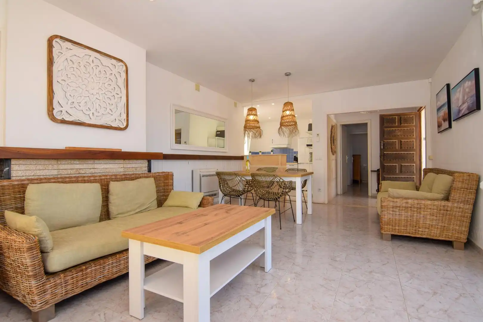 Sala d'estar de Casa o xalet de lloguer en Artà amb Aire condicionat, Calefacció i Jardí privat