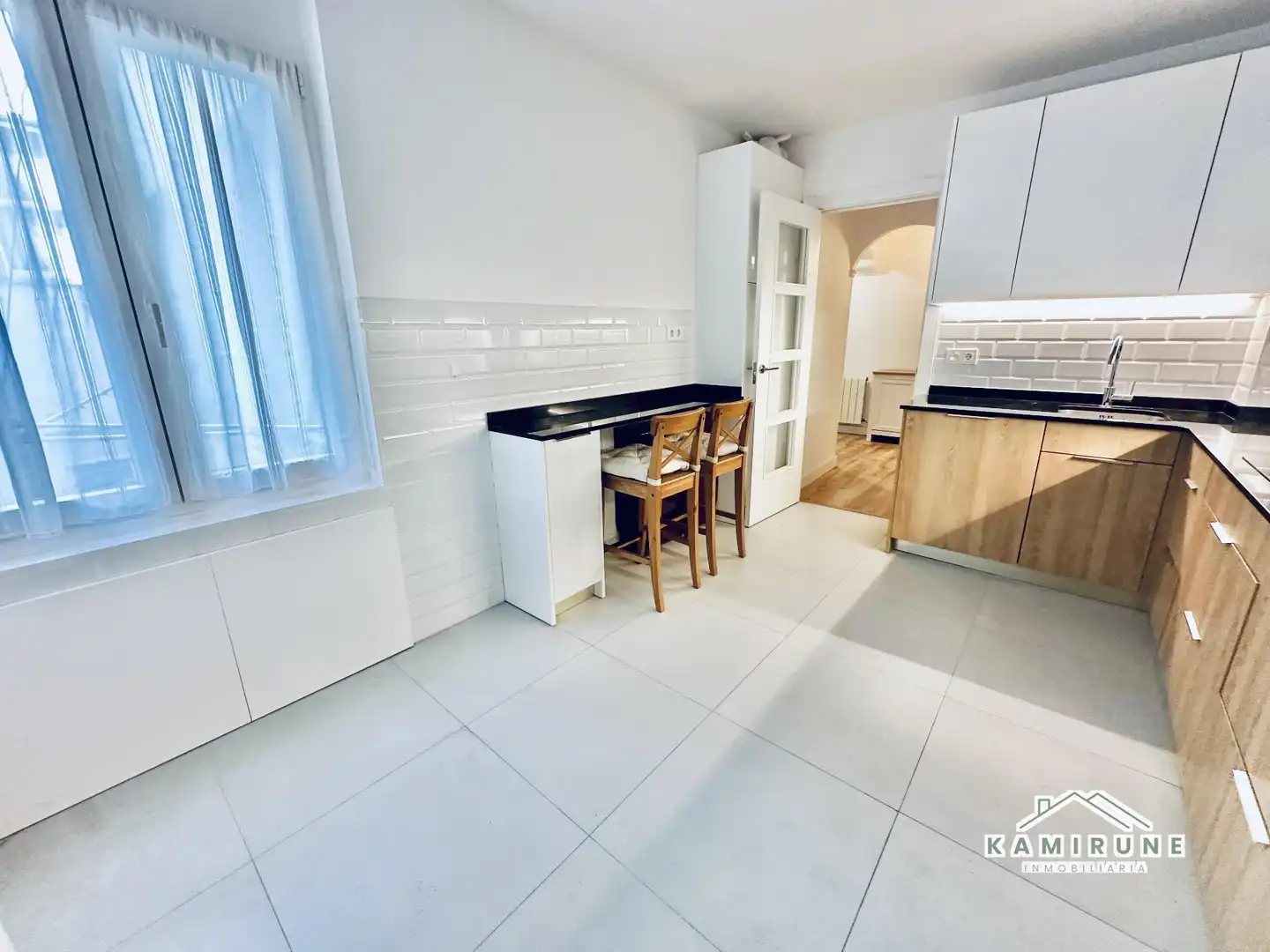 Cocina de Piso en venta en Bilbao  con Calefacción, Terraza y Trastero