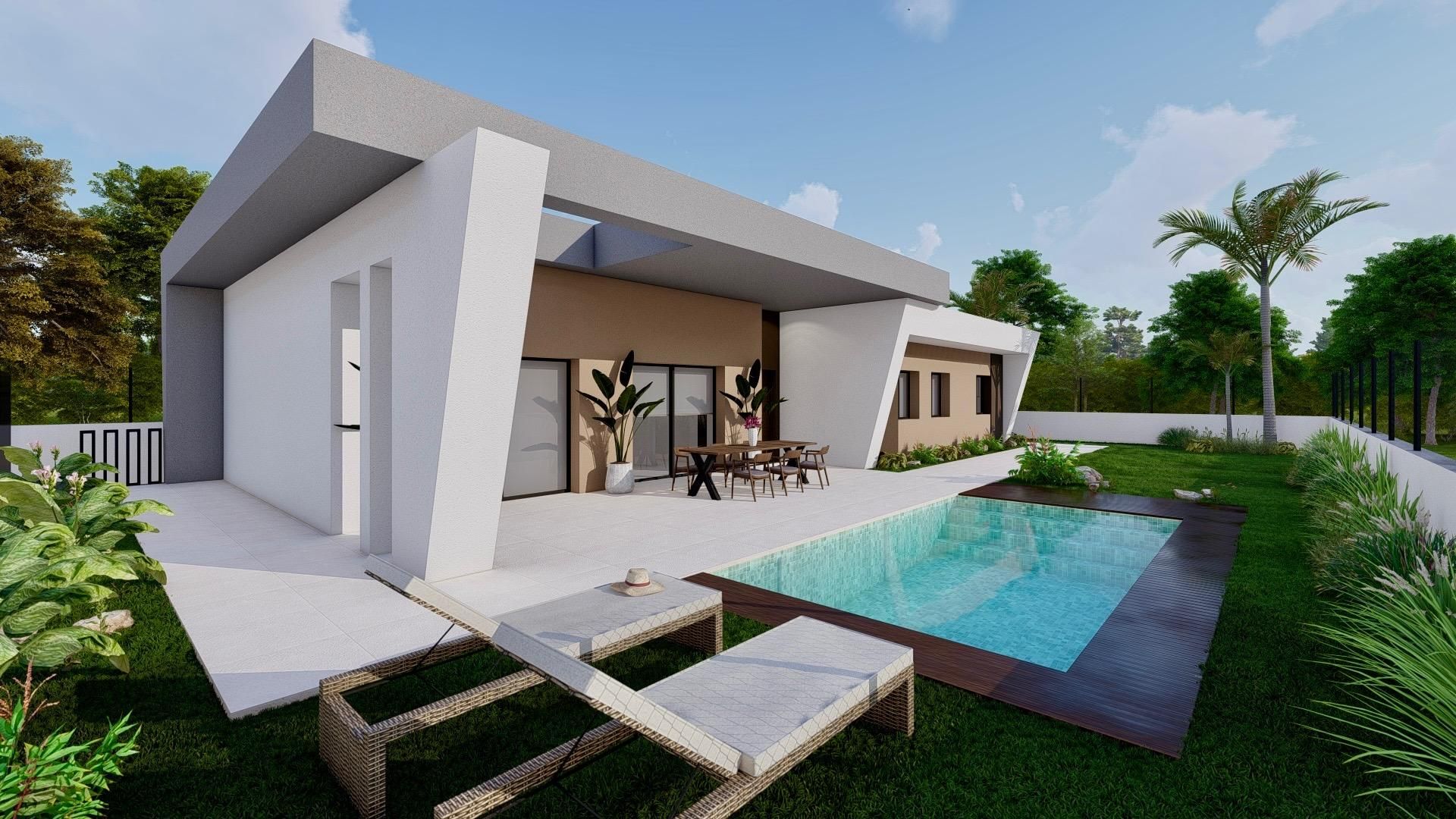 Vista exterior de Casa o xalet en venda en Molina de Segura amb Aire condicionat, Traster i Piscina