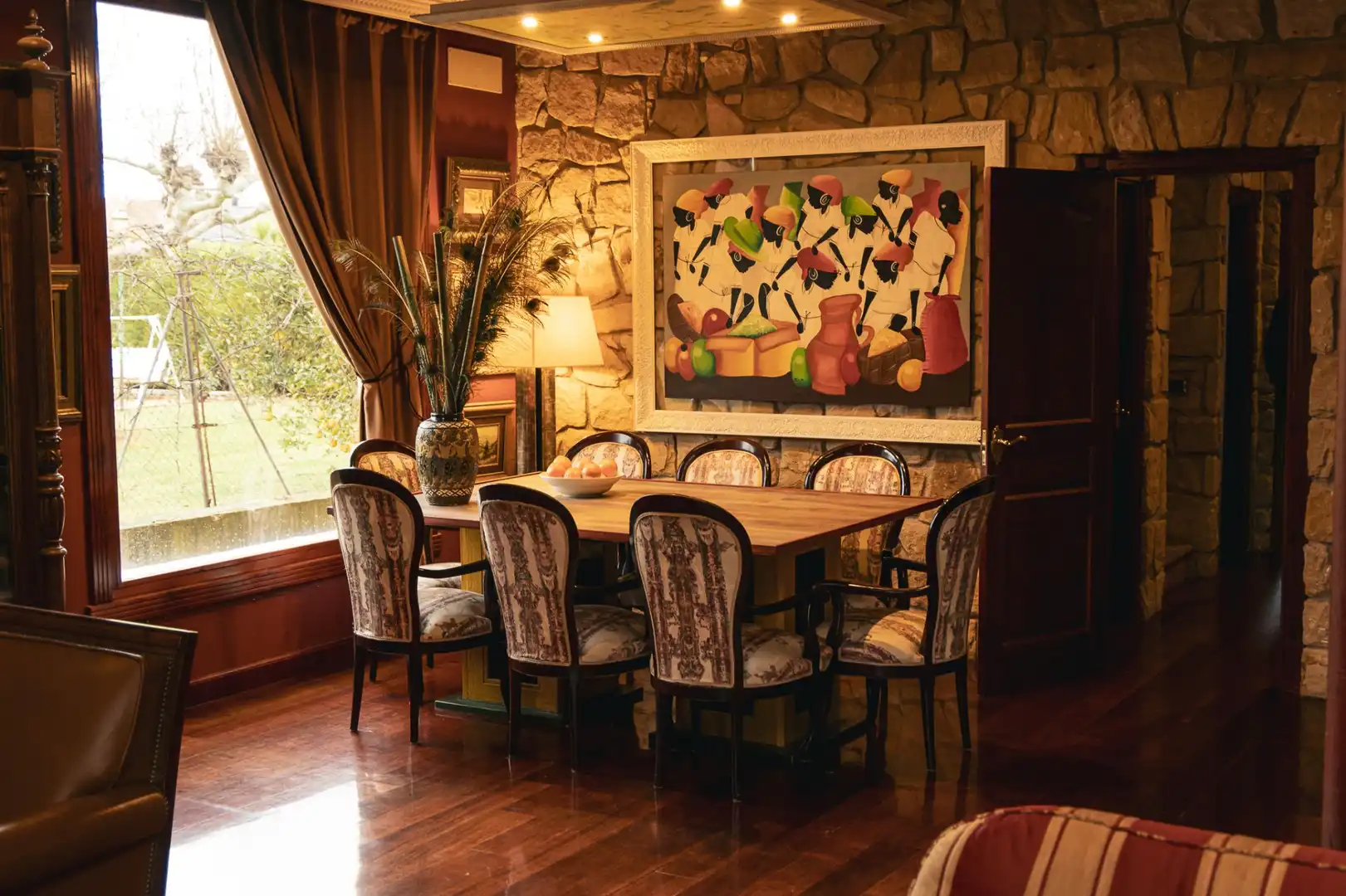 Dining room of Houses for sale in Lardero  with Air Conditioner, Heating and Private garden