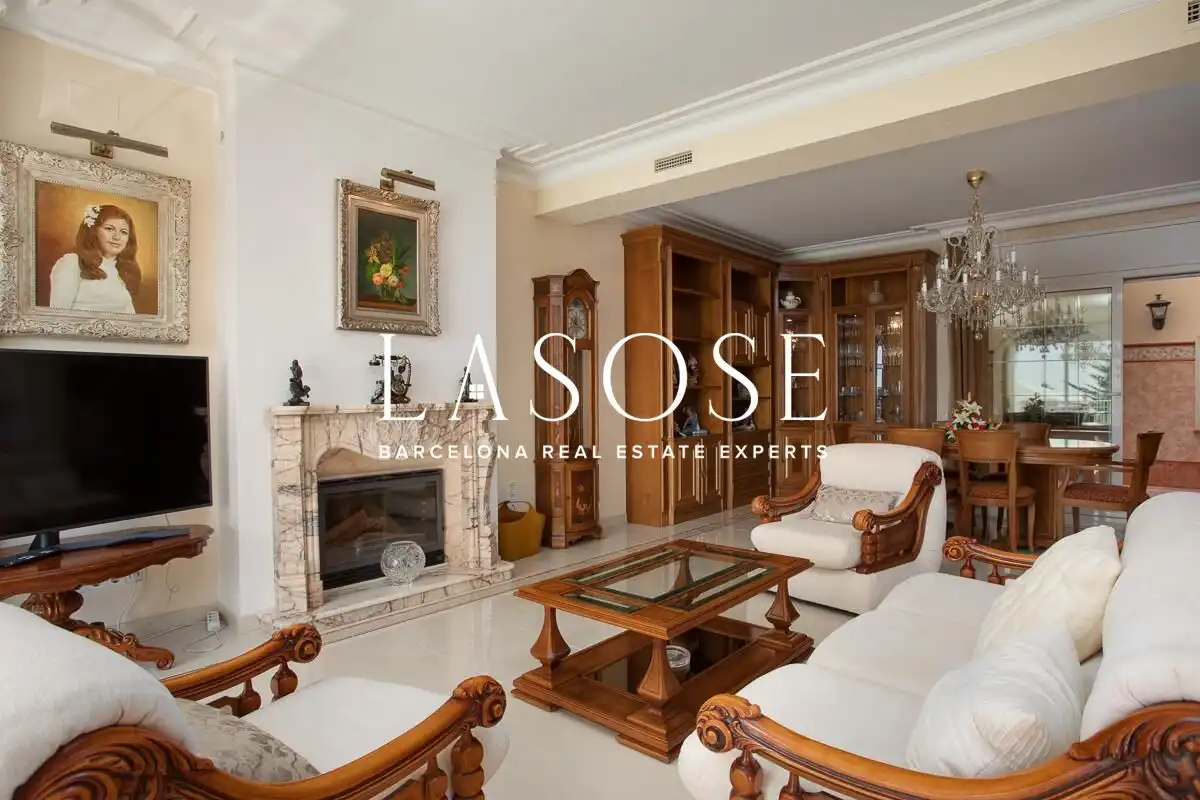 Living room of Houses for sale in Arenys de Munt  with Air Conditioner, Private garden and Terrace