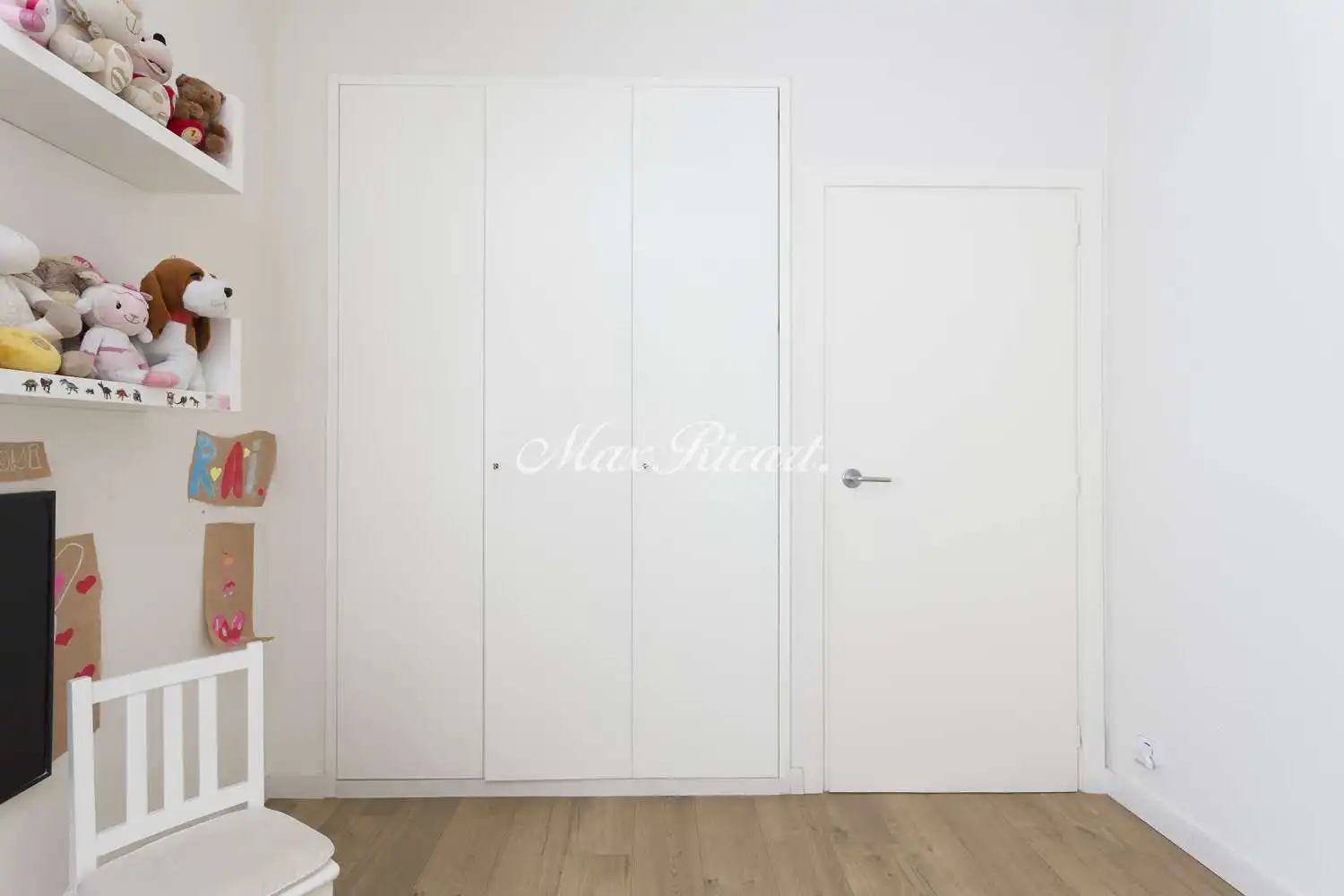 Schlafzimmer von Wohnung zur Miete in Barcelona mit Klimaanlage, Heizung und Terrasse