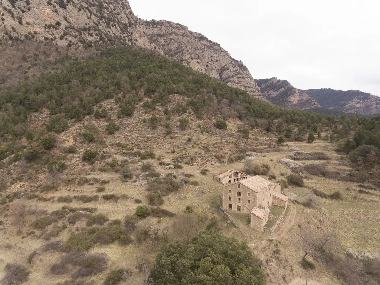 Vista exterior de Finca rústica en venda en Castell de l'Areny
