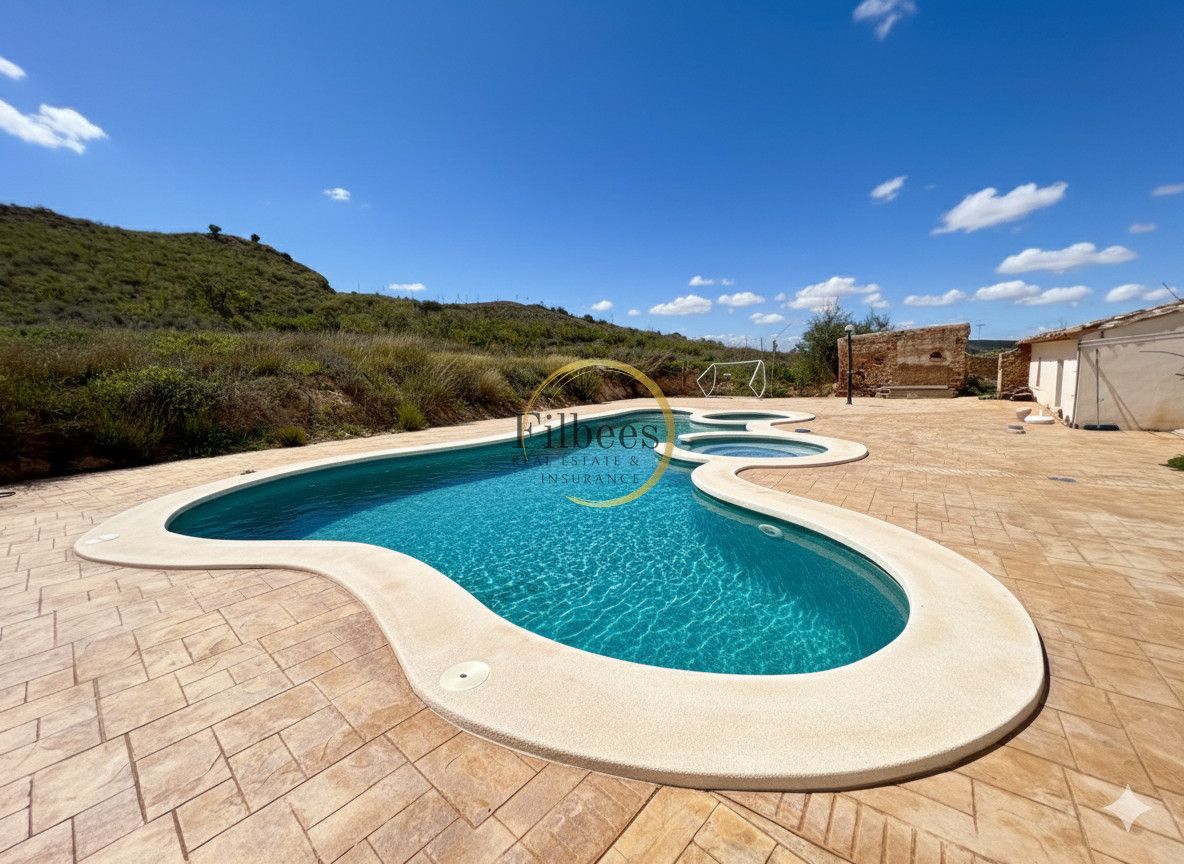 Swimming pool of Country homes for sale in Lorca  with Storage room, Swimming Pool and Furnished