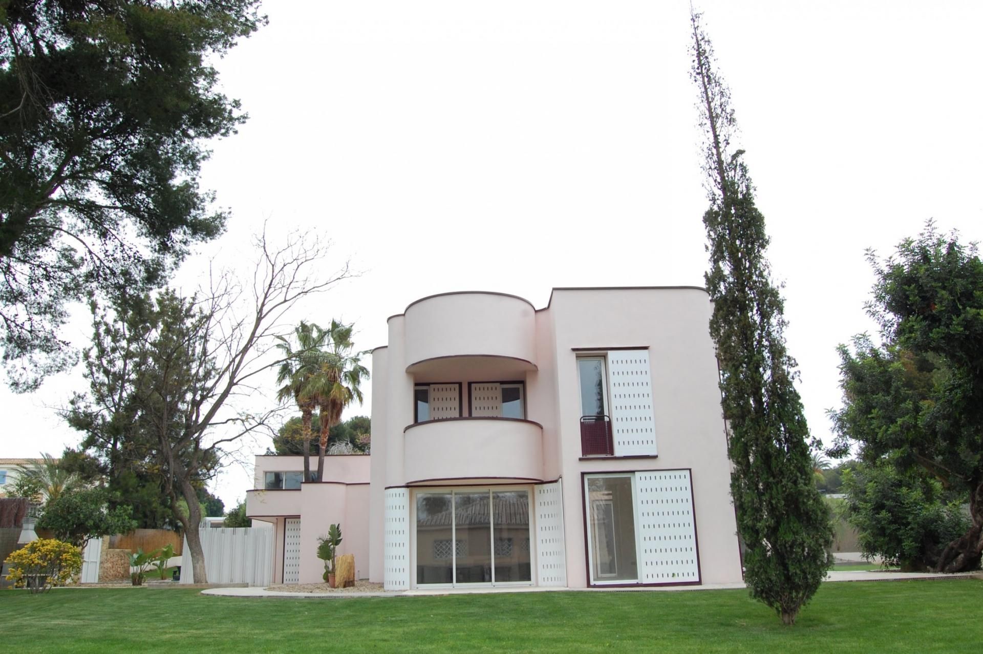 Exterior view of House or chalet for sale in Rocafort  with Air Conditioner, Private garden and Terrace