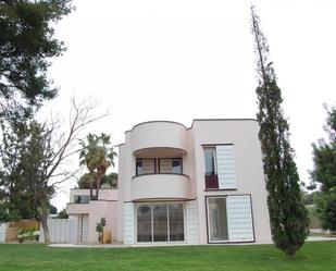 Vista exterior de Casa o xalet en venda en Rocafort amb Aire condicionat, Jardí privat i Parquet