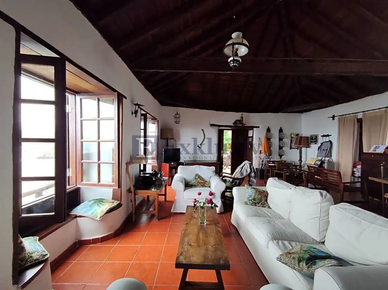 Wohnzimmer von Country house zum Verkauf in Los Realejos mit Privatgarten und Terrasse