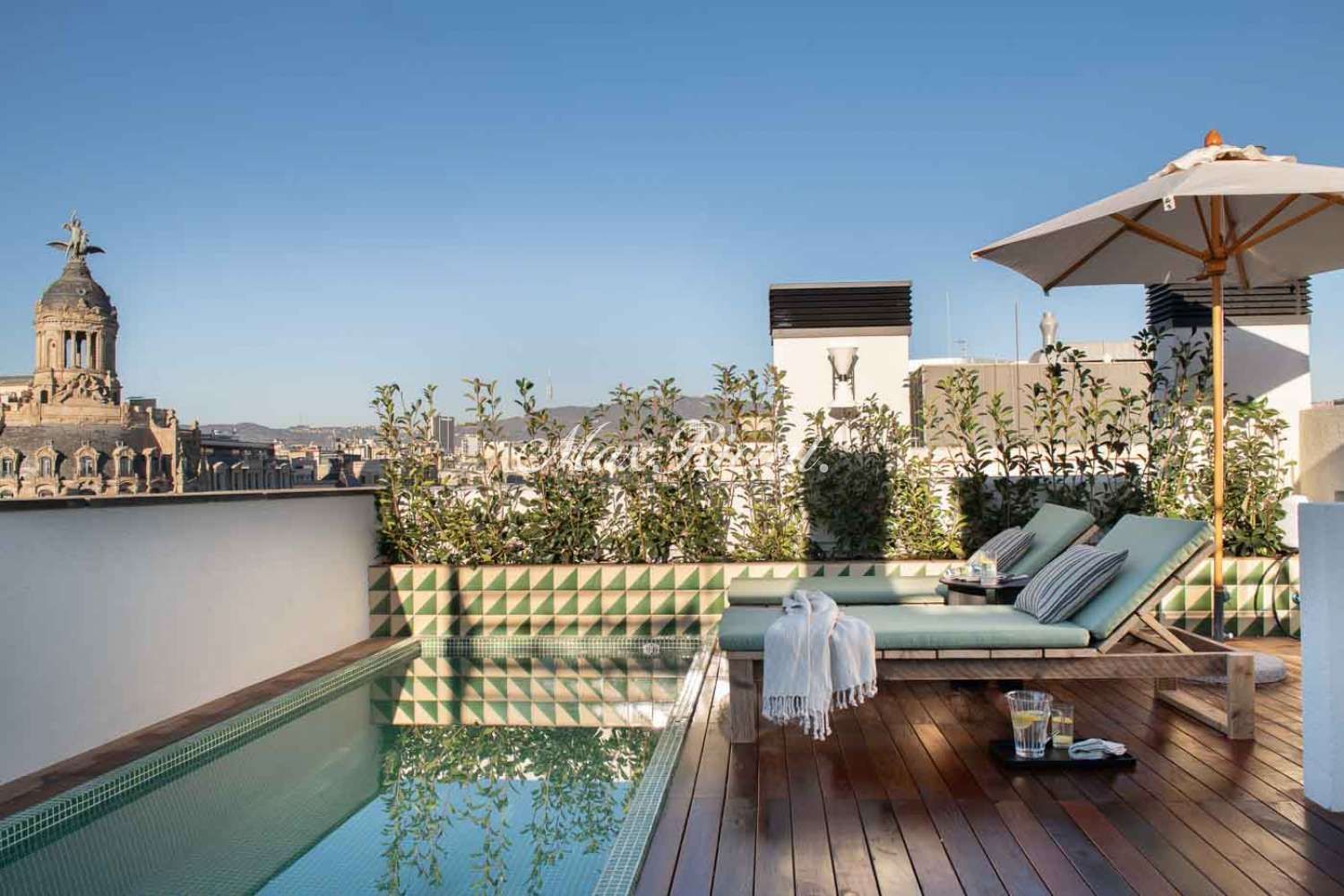 Terrace of Flat to rent in  Barcelona Capital  with Air Conditioner, Heating and Terrace
