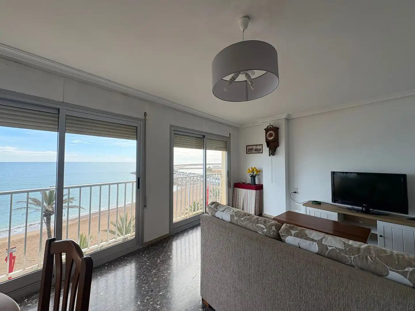 Wohnzimmer von Wohnung zum Verkauf in Vinaròs mit Möbliert und Ofen