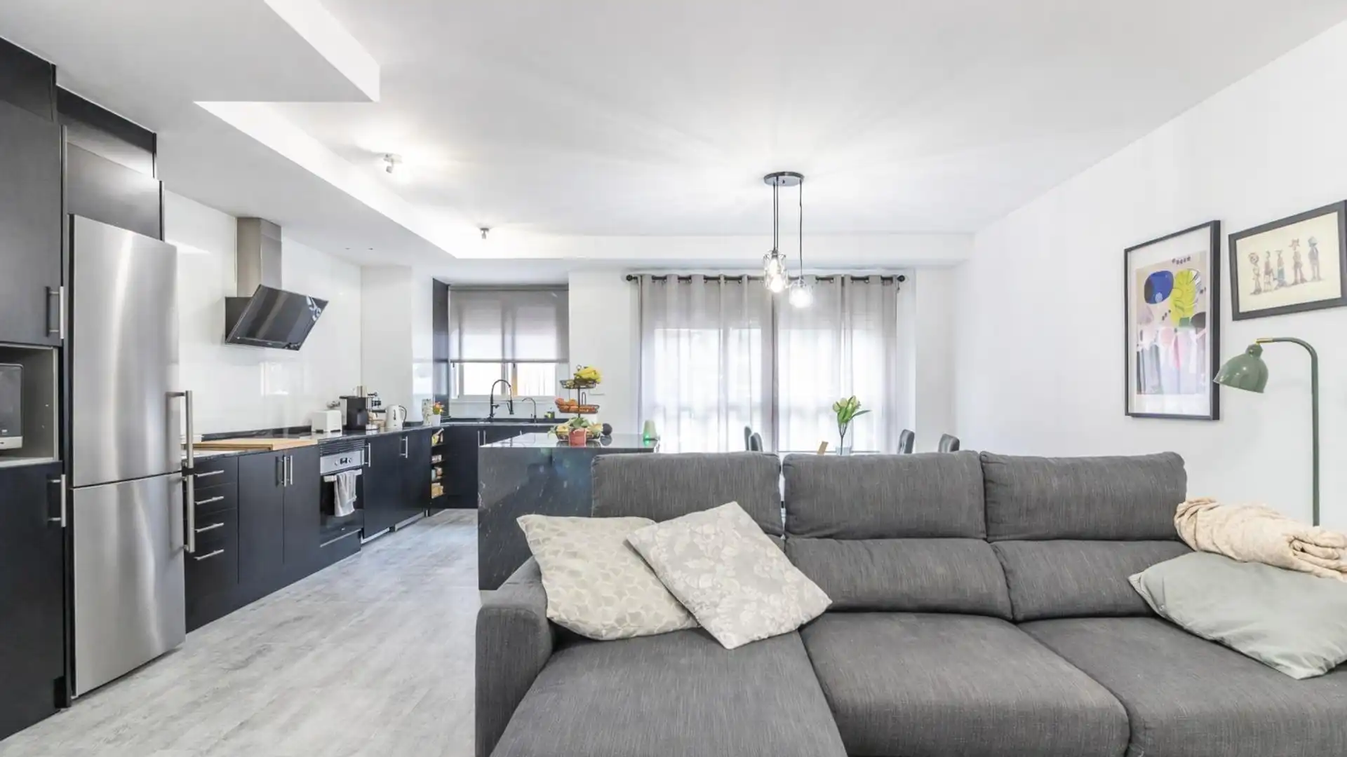 Sala de estar de Piso en venta en Carlet con Aire acondicionado y Terraza