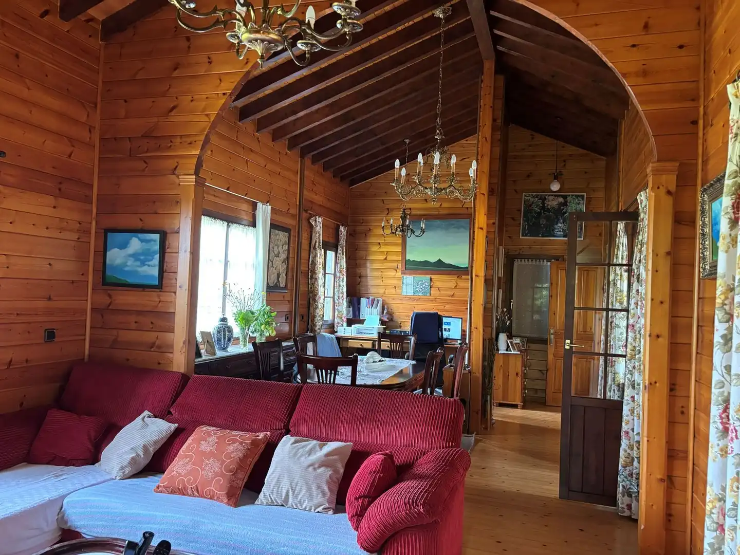 Living room of Houses for sale in Villaviciosa  with Heating, Terrace and Storage room