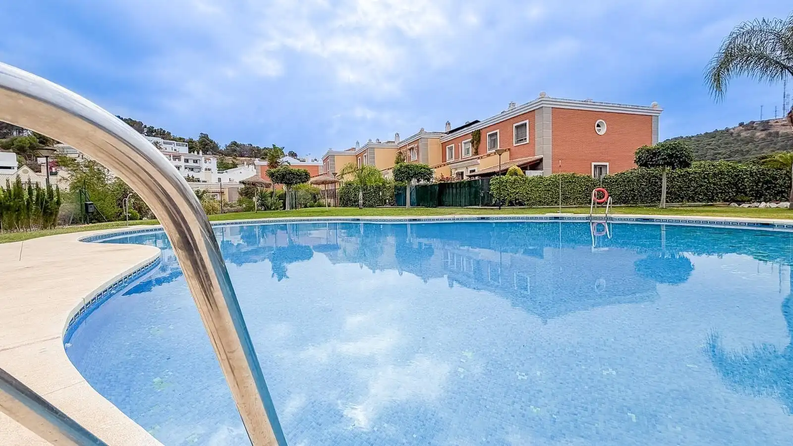 Swimming pool of Flat for sale in Málaga  with Air Conditioner, Heating and Private garden