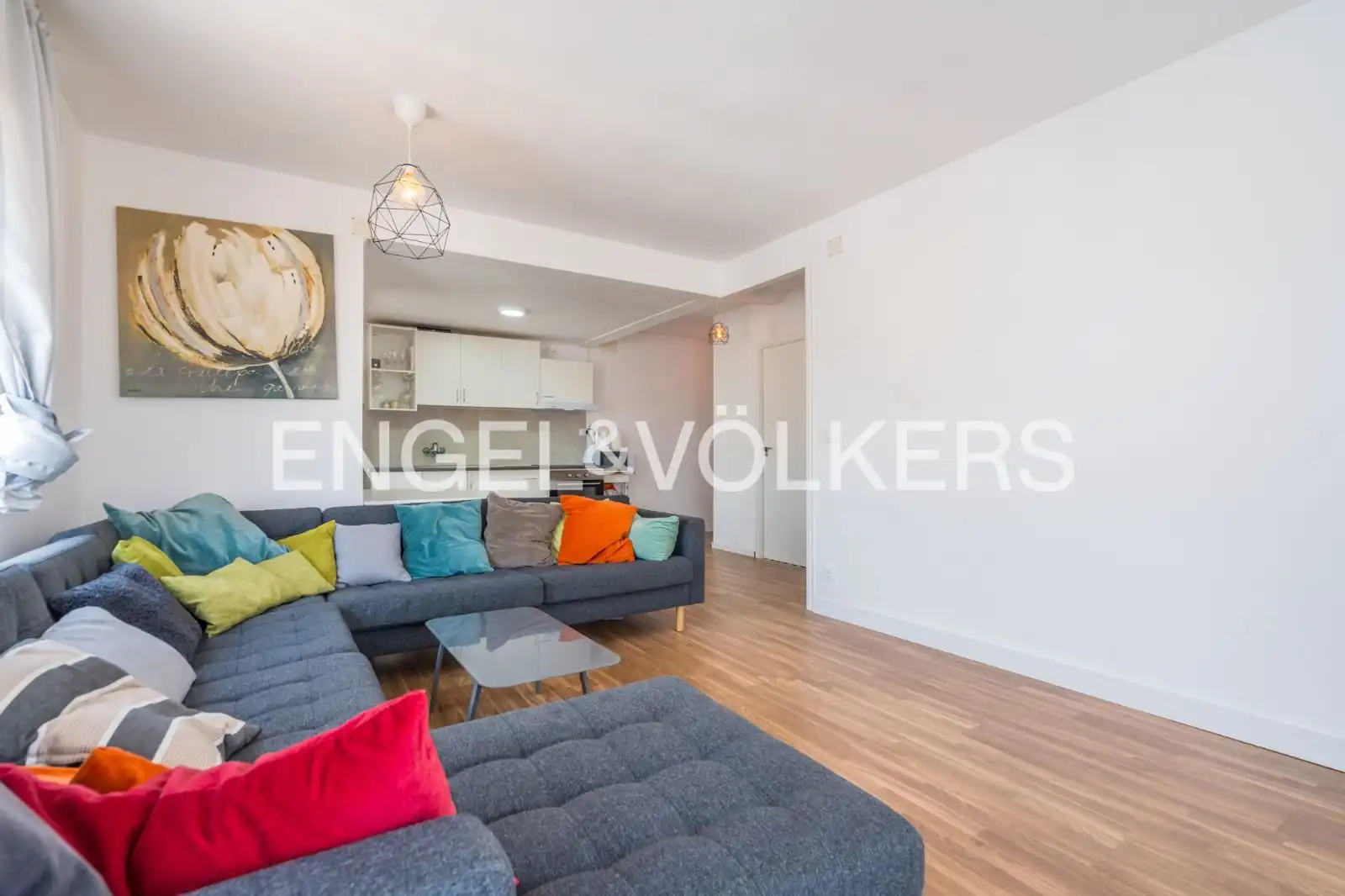 Living room of Flat for rent in Sagunto / Sagunt  with Air Conditioner, Heating and Parquet flooring