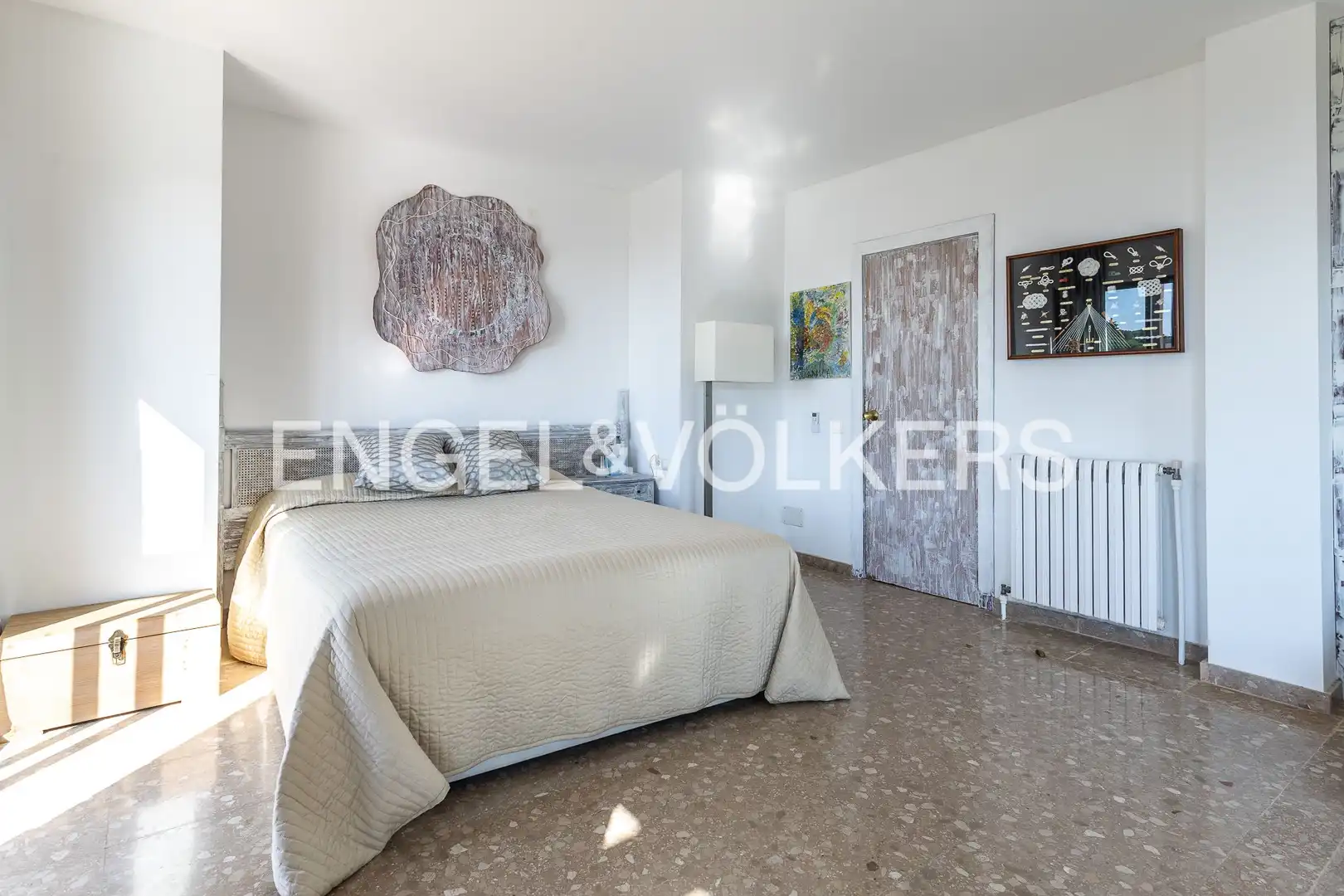 Bedroom of Houses for rent in Caldes d'Estrac  with Air Conditioner, Heating and Private garden