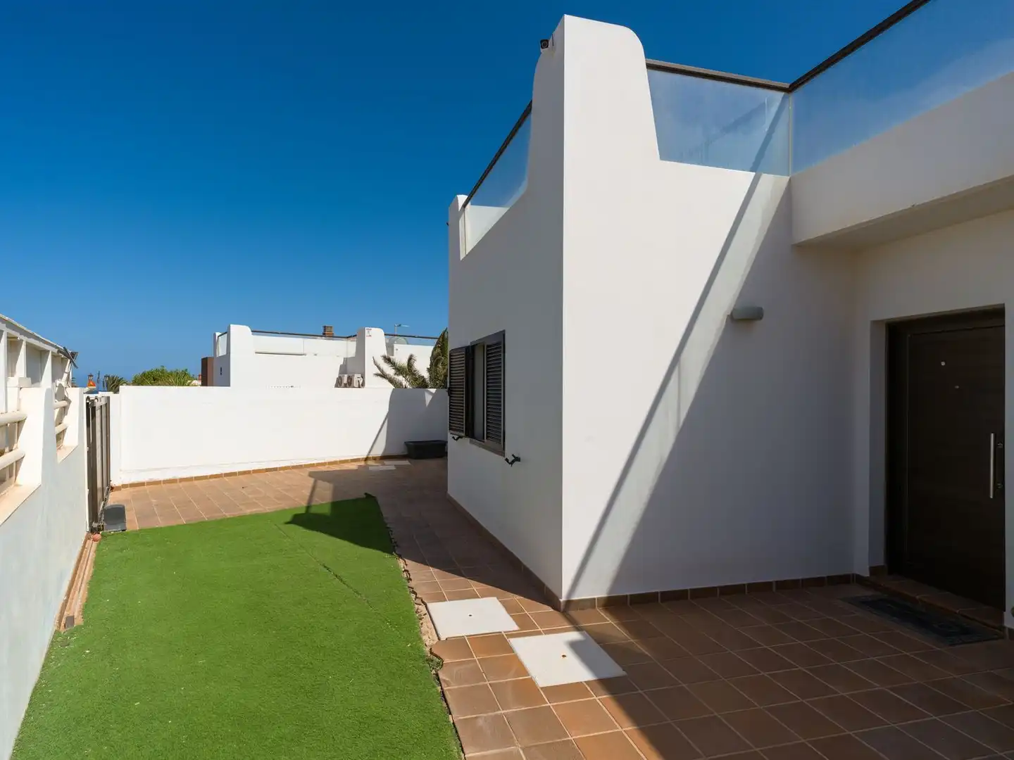 Vista exterior de Casa o chalet en venta en Antigua con Aire acondicionado, Jardín privado y Terraza
